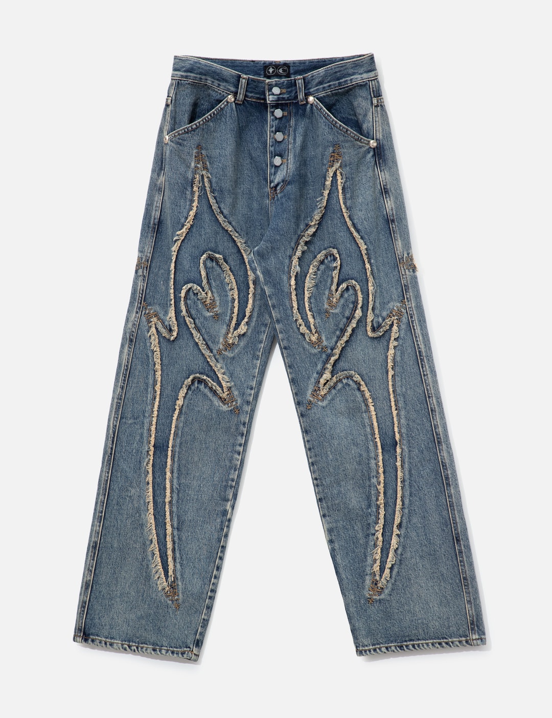 Tribal Denim Pant view 4