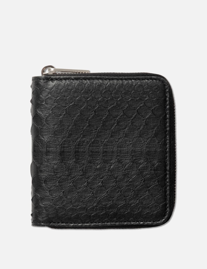 Rick Owens ZIPPED WALLET IN PYTHON