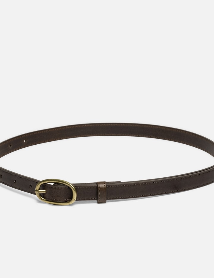 Yoke Oval Leather Belt