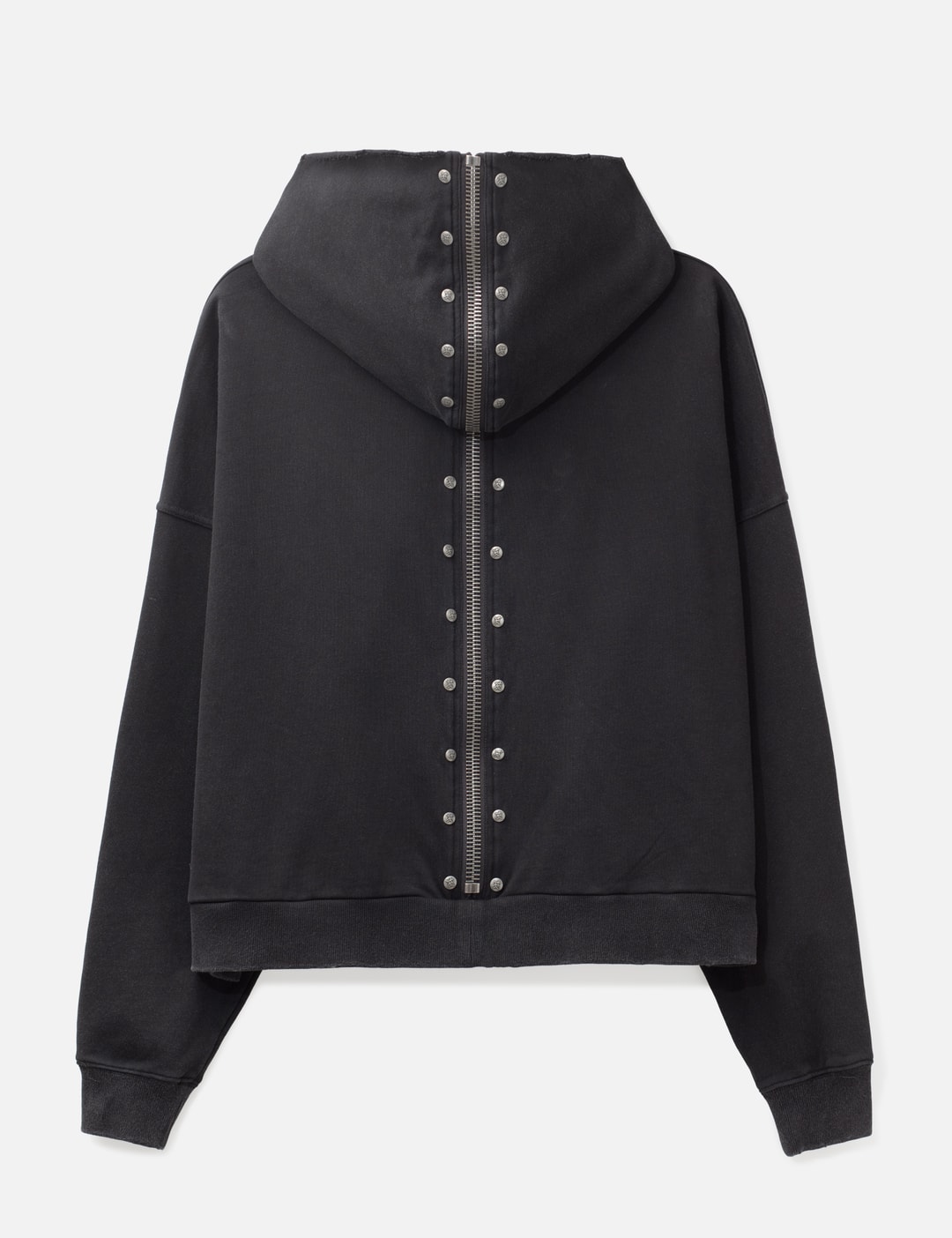 "Nyra" Zip-Up Hoodie With Detachable Fur Trim Hood view 17