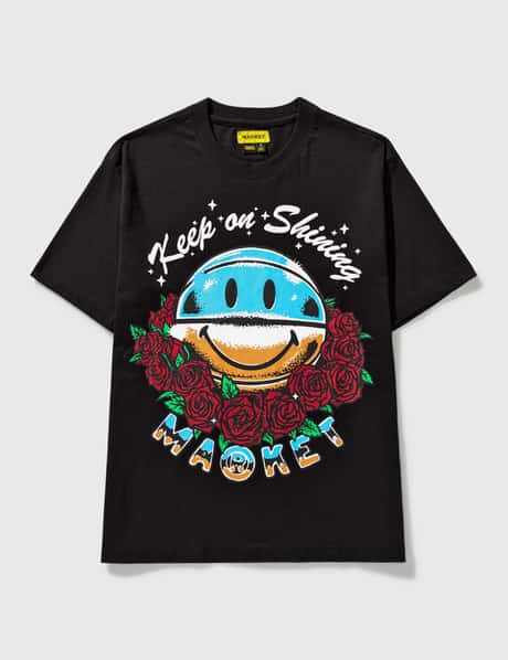 Market SMILEY® Keep On Shining 티셔츠