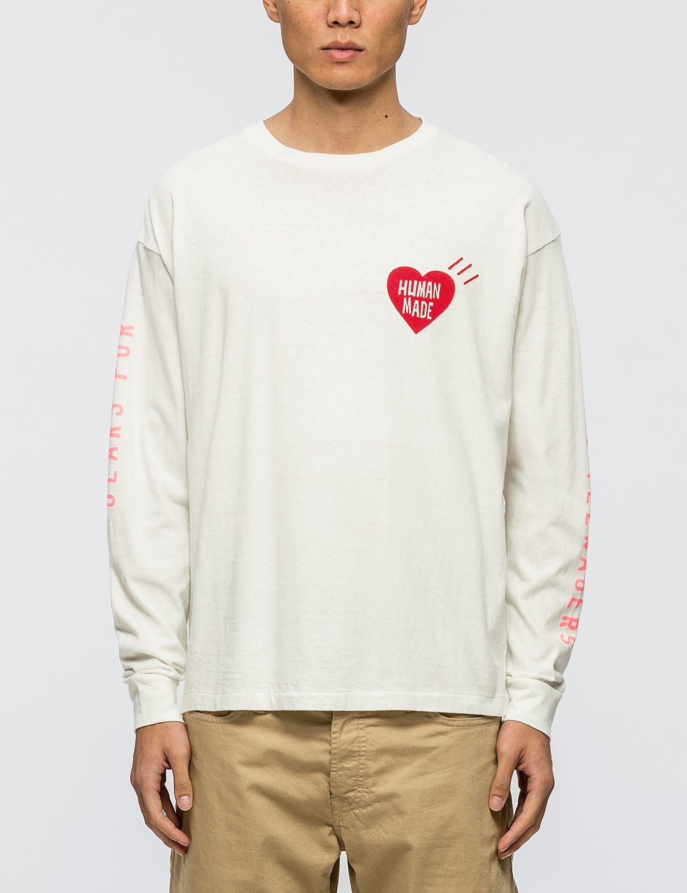 Human Made   Heart Logo L/S T Shirt   HBX   Globally Curated