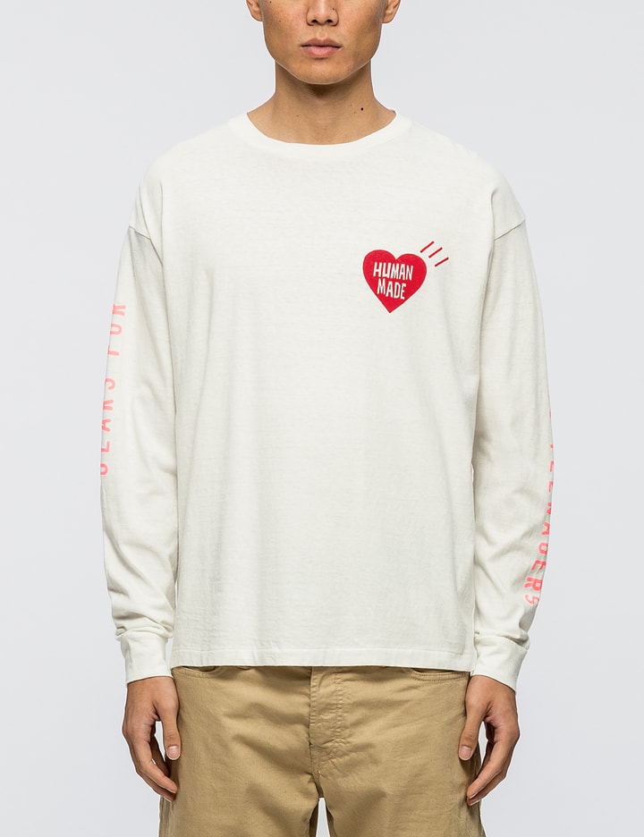 Human Made - Heart Logo L/S T-Shirt | HBX