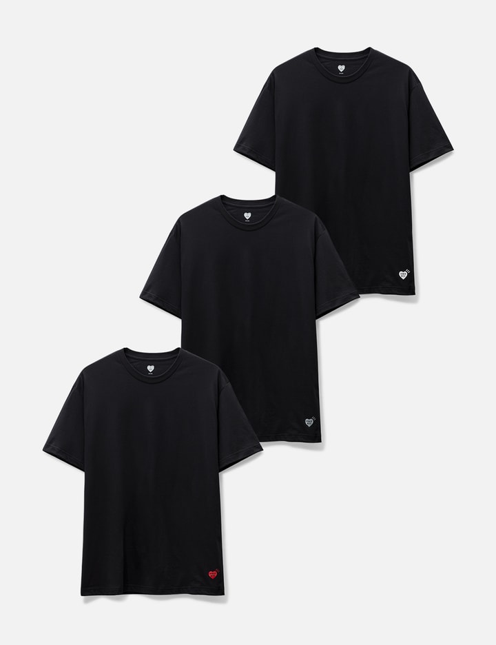 Human Made 3-pack T-shirt Set In Black