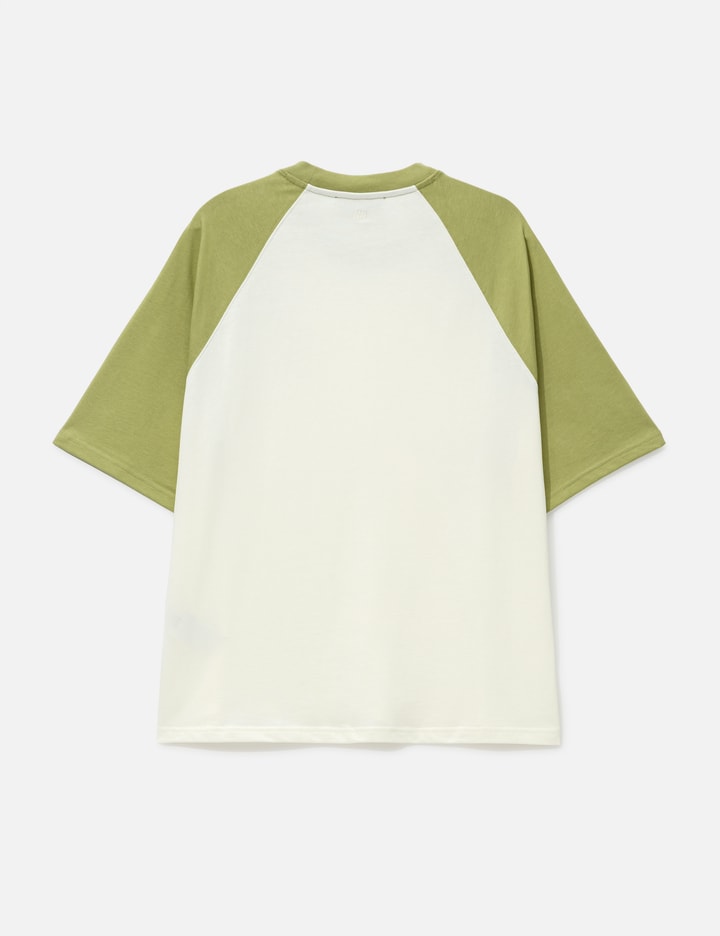 Ami Ami De Coeur Two Tone Thick Cotton Jersey T-Shirt