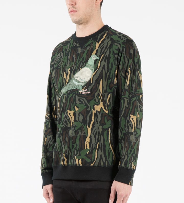 Olive Tree Camo Bushwick Crewneck Sweater Placeholder Image