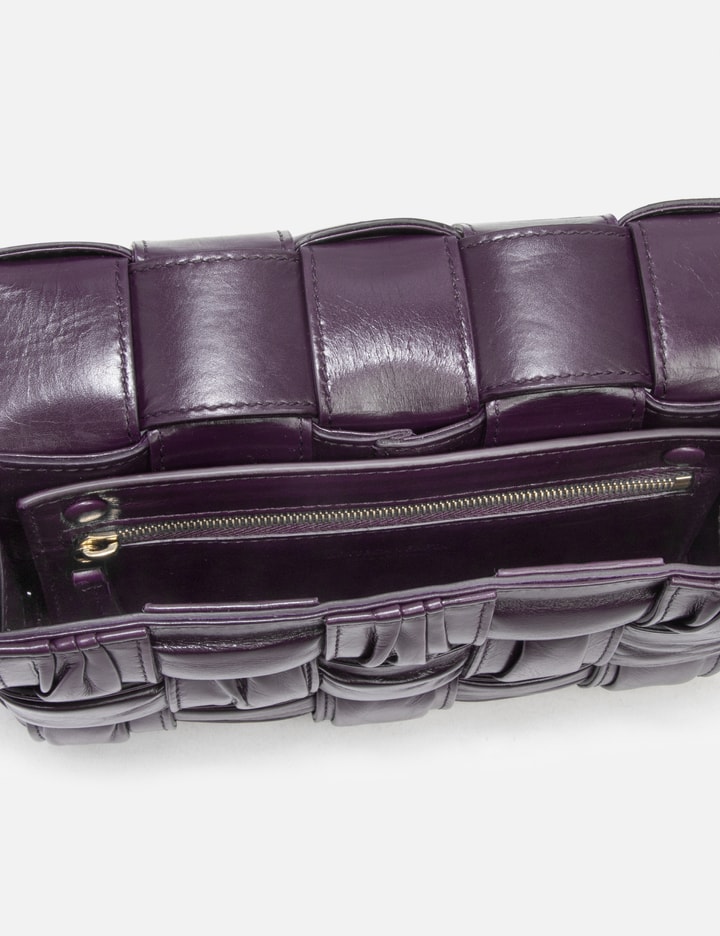 Shop Bottega Veneta Small Cassette Bag In Purple
