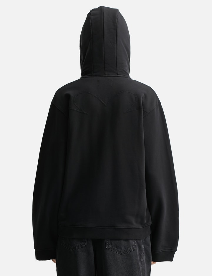 Vain Three Zip Hoodie In Animal Print