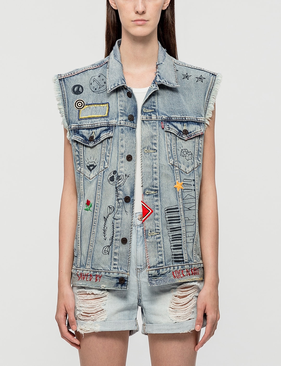 Levi's - Unisex May Celebration Trucker Vest | HBX - Globally Curated  Fashion and Lifestyle by Hypebeast