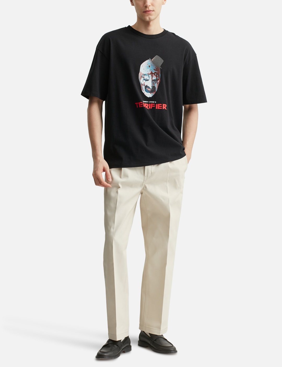 Terrifier / Washed Heavy Weight Crew Neck T-Shirt ( Type-2 ) view 20