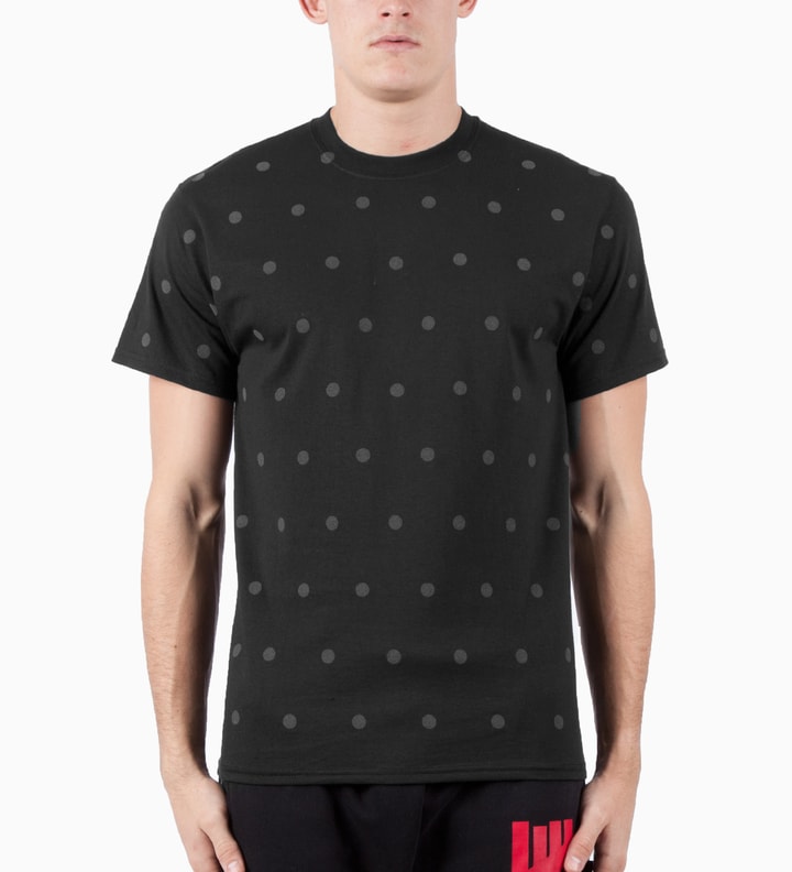 Black Polka Dot 3M Reflective T-Shirt Placeholder Image