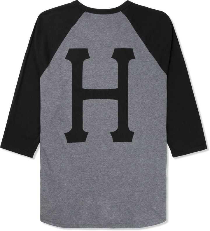 Heather Grey/Black Classic H Script Raglan Placeholder Image