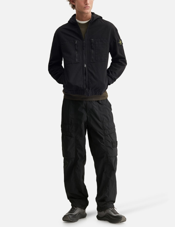 Ripstop Zip-Up Hooded Shirt view 5