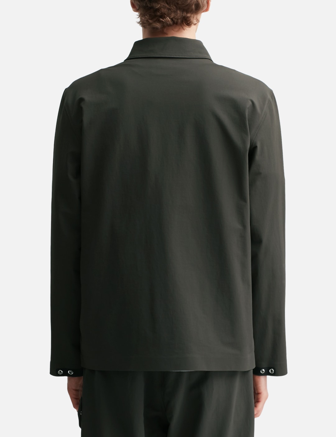 Textured Stretch Nylon Stellina Overshirt view 14