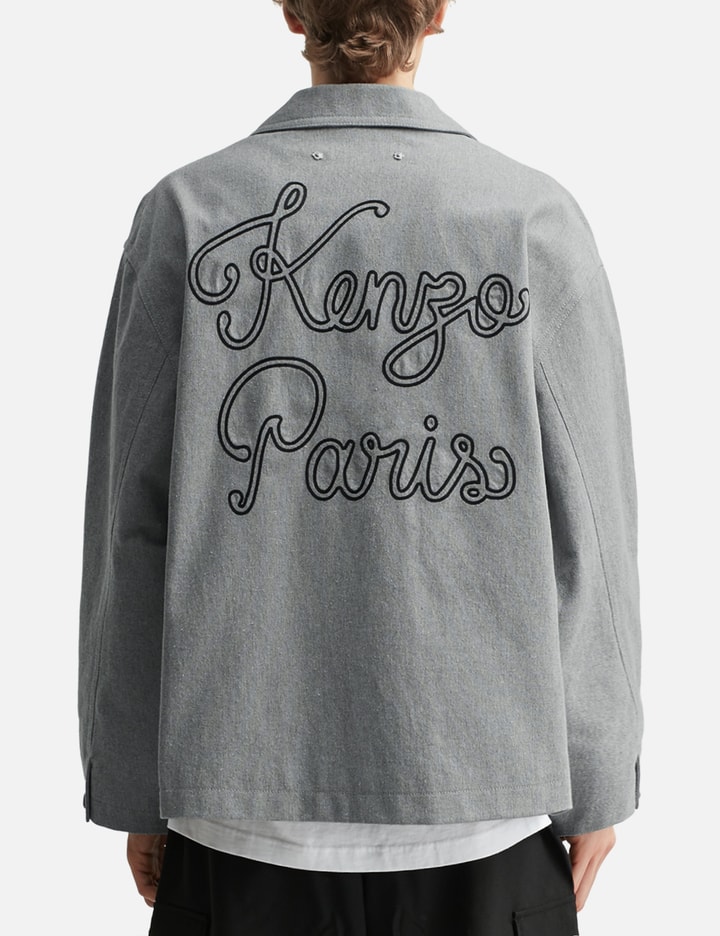 'Kenzo Paris Chainstitch' Embroidered Workwear Jacket Placeholder Image