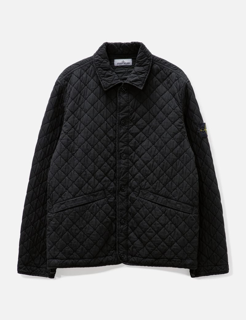 Stone Island Black Quilted Jacket