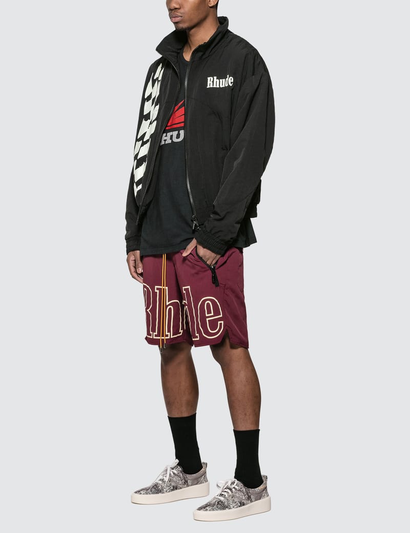 Rhude - Oversized Logo Shorts | HBX 