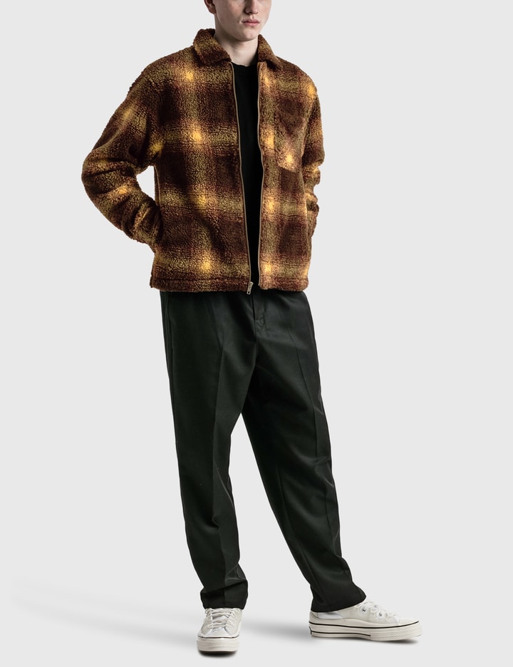 Shadow Plaid Sherpa Zip Shirt Placeholder Image