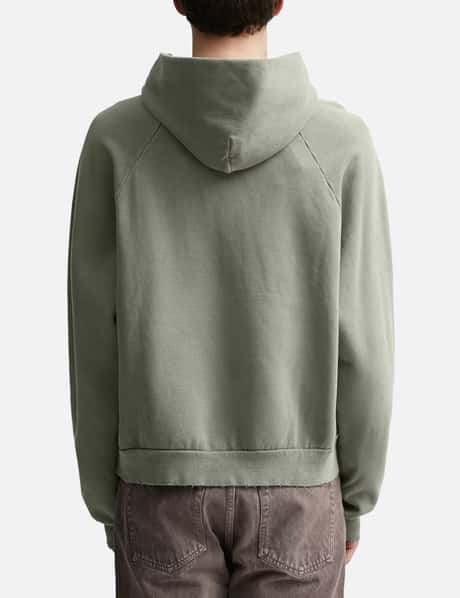 John Elliott - FOLSOM CROPPED RAGLAN HOODIE | HBX
