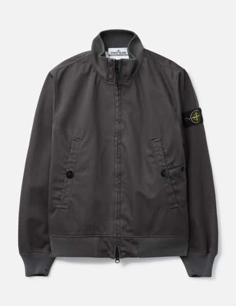 Stone Island Satin Cotto Bomber Jacket