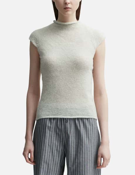 Paloma Wool GUIDI KNITTED TOP WITH HIGH NECK
