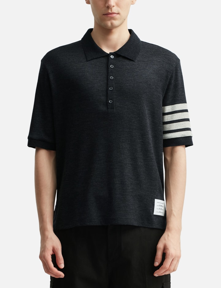 Thom Browne 4-bar Virgin Wool Jersey Polo