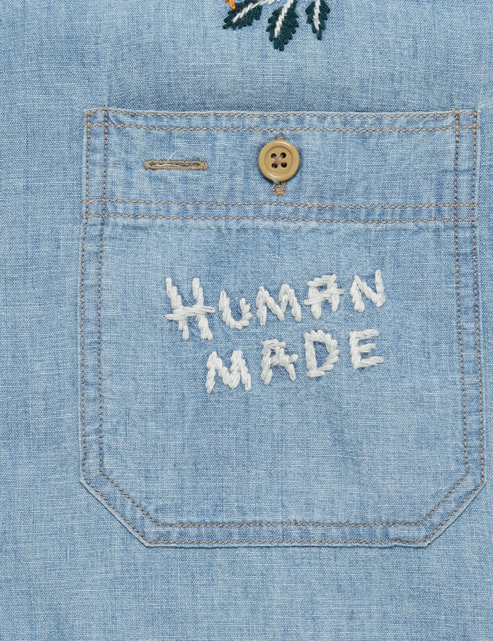 Human Made Embroidered Chambray Shirt