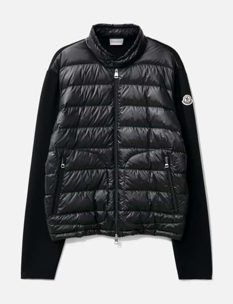 Moncler Padded Wool Zip-Up Cardigan