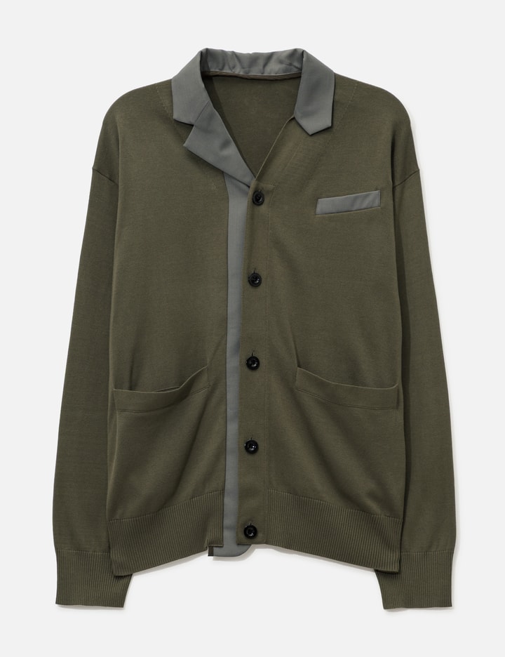 Sacai Cardigan With Blazer Collar