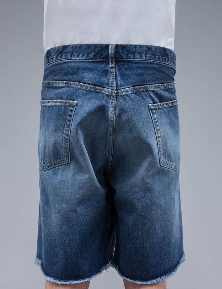 Asymmetrical Denim Shorts Placeholder Image