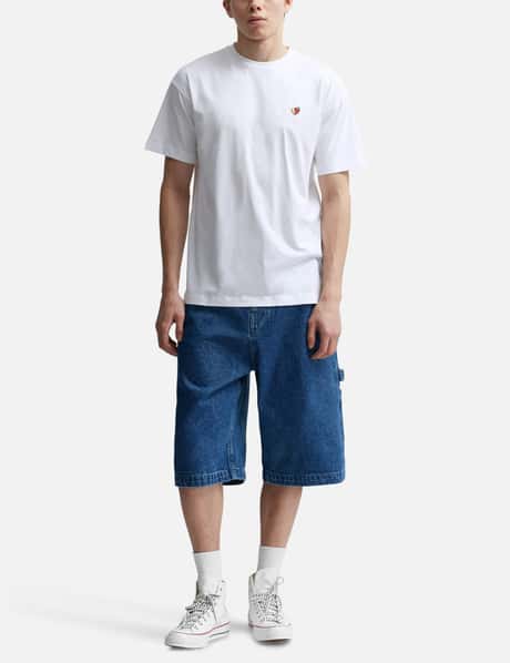 Sky High Farm Workwear - ペレニアル ロゴ デニム ショート パンツ 