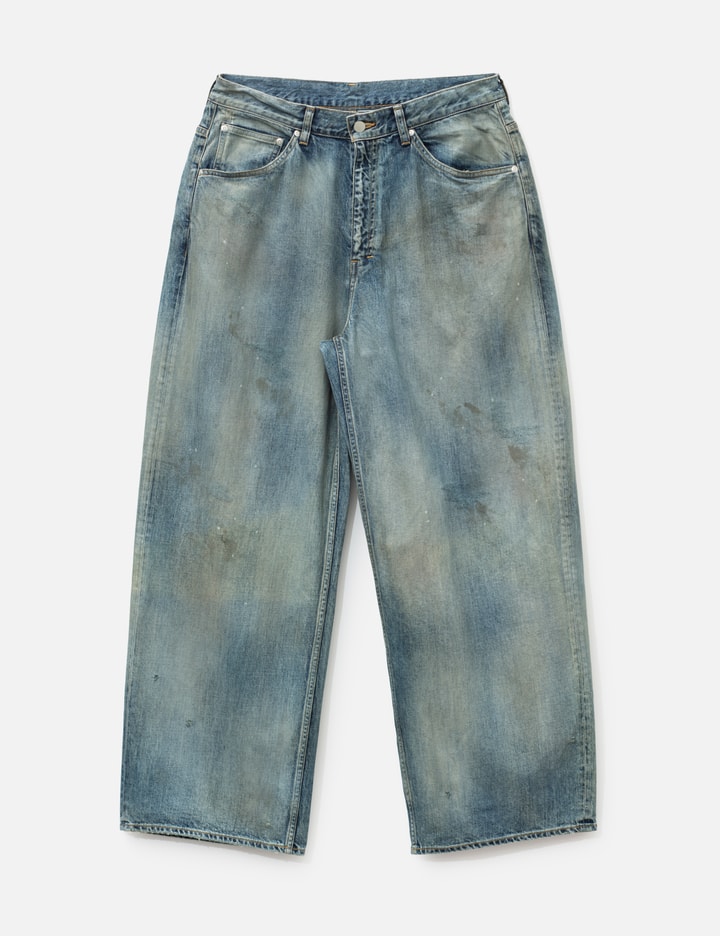 ANCELLM Straight Wide Denim Pants