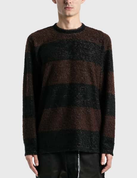 Mastermind World - Pile Striped Long Sleeve T-Shirt | HBX 