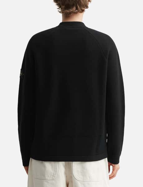 Stretch RWSA Wool Mock Neck Jumper With Diagonal Zip view 13