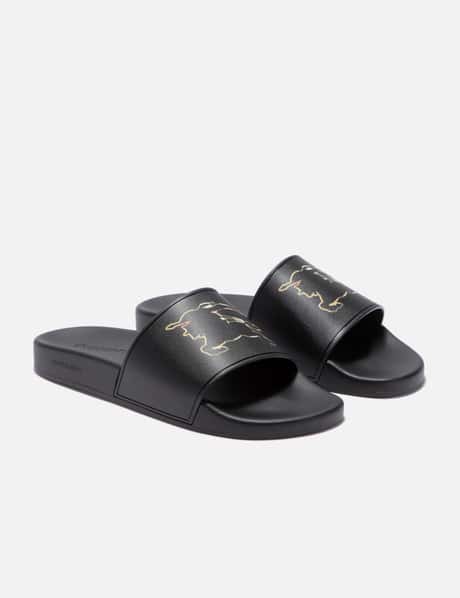 Burberry Check EKD Motif Slides HBX