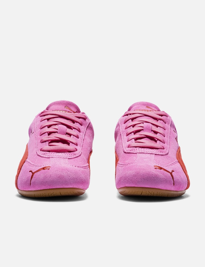Puma Womens Pink Red Speedcat Og Suede Low-top Trainers