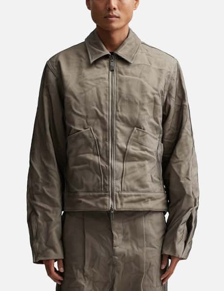 Product. 25 Semi-Oversized Layered Wrinkled Jacket view 11