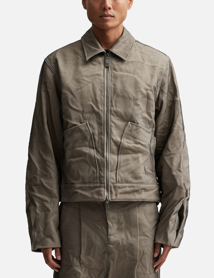 Product. 25 Semi-oversized Layered Wrinkled Jacket Placeholder Image