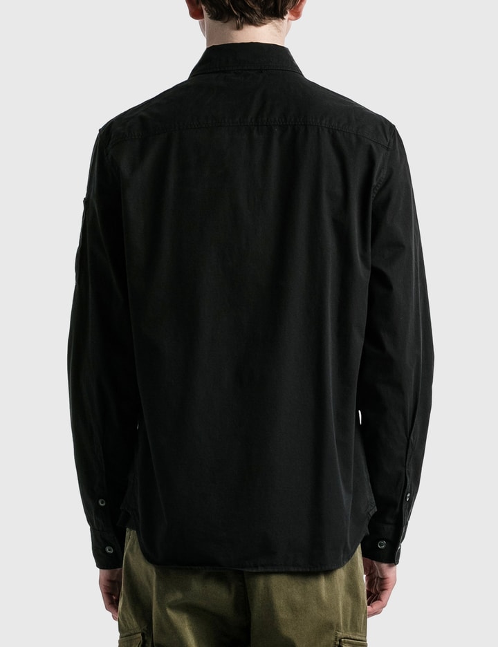 Emerized Gabardine Zipped Shirt Placeholder Image