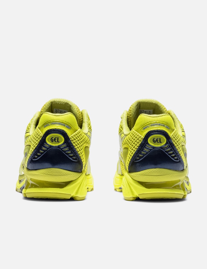 Asics Mesh Rubber Sole Sneakers With Branded Heel