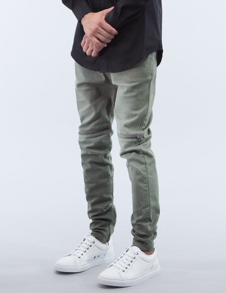 Distressed Zip Jet Zespy Jeans Placeholder Image