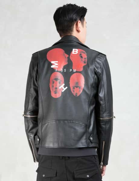 Misbhv - Black Heads Leather Jacket | HBX