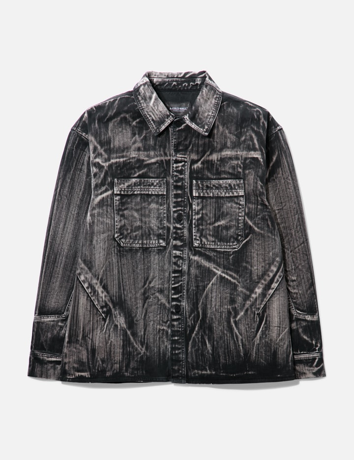 A-cold-wall* A Cold Wall Denim Overshirt In Black