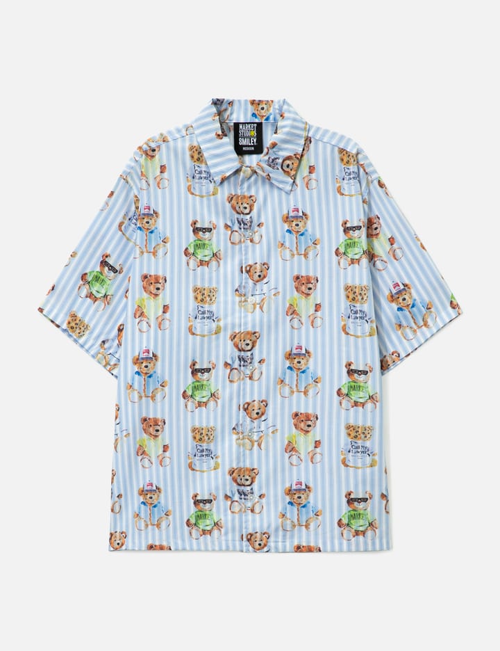 Teddy Striped Short Sleeve Woven