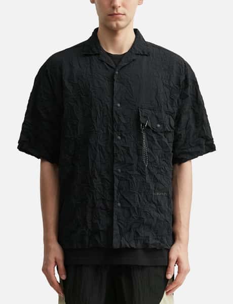 Washer Pleated Open SS Shirt (M) view 10
