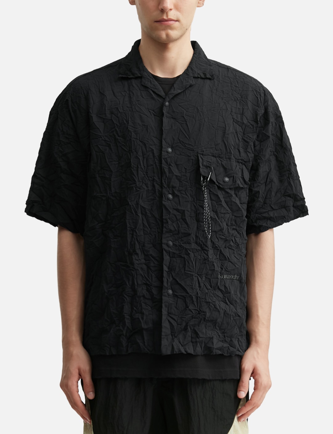 Washer Pleated Open SS Shirt (M) view 18