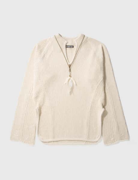 Hyein Seo Oversized Knit With Necklace