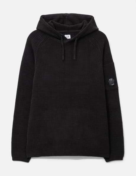 C.P. Company Cotton Chenille Hooded Waffle Knit