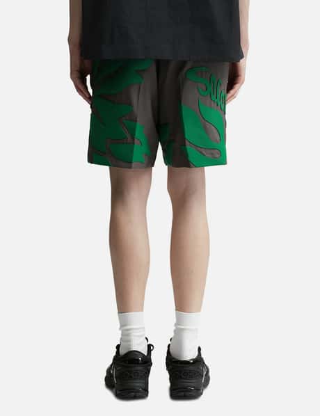 Sacai - Floral Embroidered Patch Suiting Shorts | HBX - Globally 
