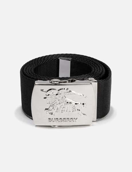 Burberry Engraved Logo Buckle Belt